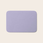 Pastel Lavender Purple Solid Color Bath Mat Gallery Image 1