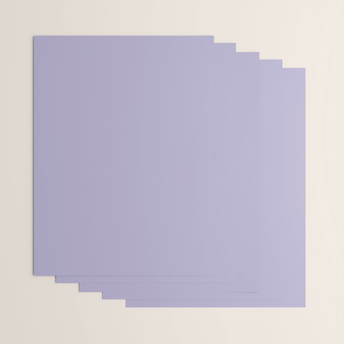 Pastel Lavender Purple Solid Color Wrapping Paper Gallery Image 3