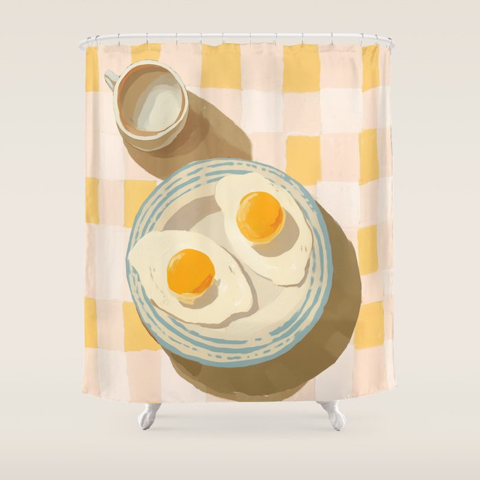 Sunny Side Up Shower Curtain Gallery Image 1