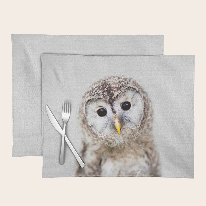 Baby Owl - Colorful Placemat Gallery Image 1
