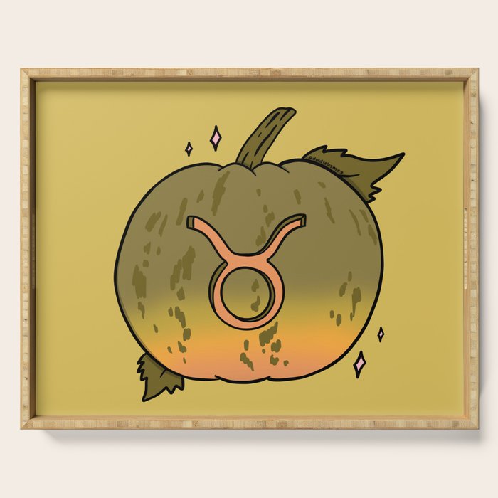 Taurus Pumpkin Serving Tray Gallery Image 1