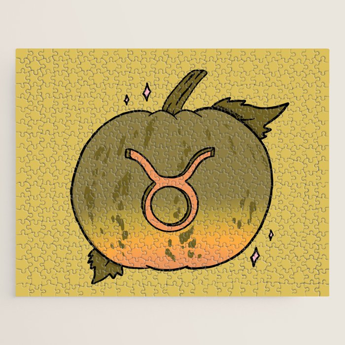 Taurus Pumpkin Jigsaw Puzzle Gallery Image 1