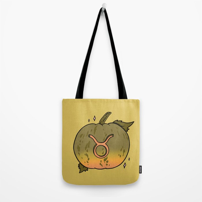 Taurus Pumpkin Tote Bag Gallery Image 2
