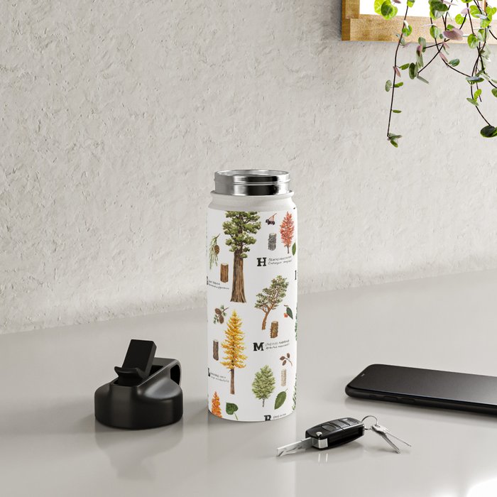 Trees of the Pacific Northwest Water Bottle Gallery Image 4