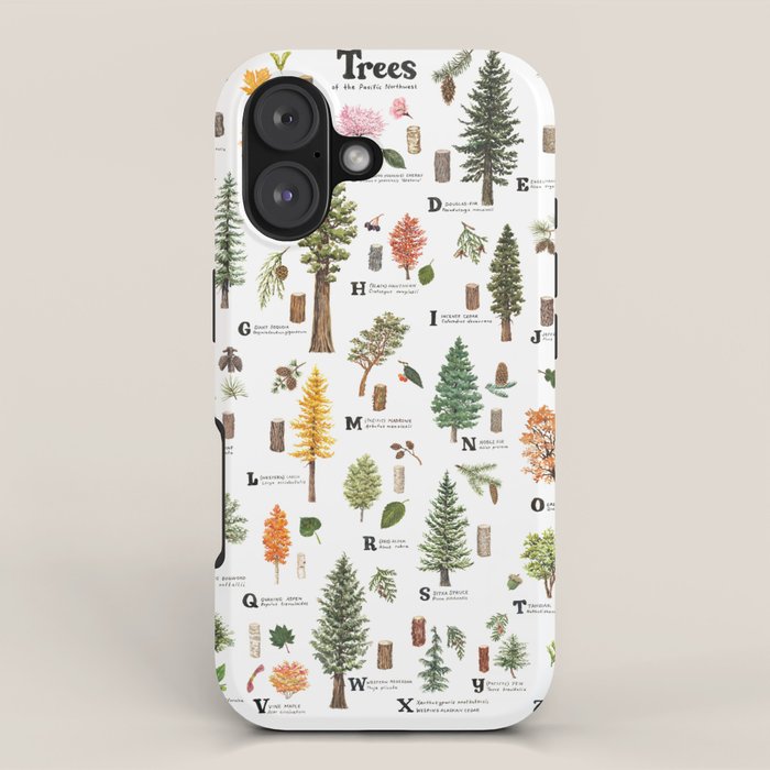 Trees of the Pacific Northwest iPhone Case Gallery Image 1