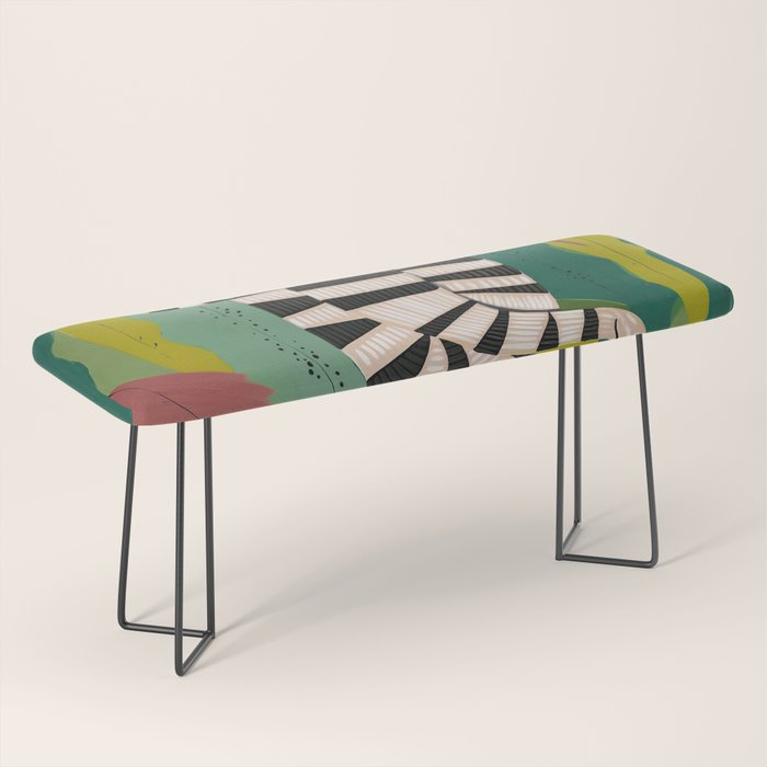 Striped Snake Bench Gallery Image 1