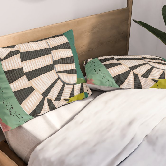Striped Snake Pillow Sham Gallery Image 2