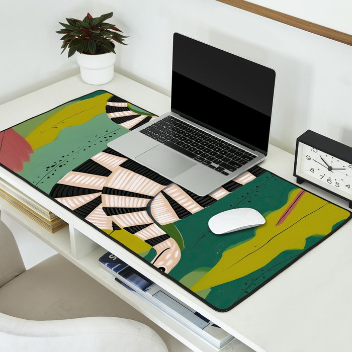 Striped Snake Desk Mat Gallery Image 2