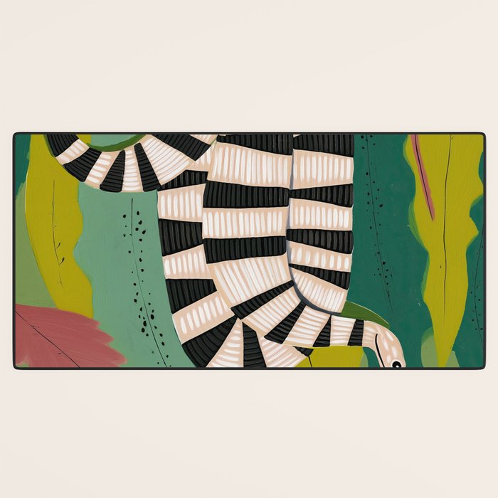 Striped Snake Desk Mat Gallery Image 3