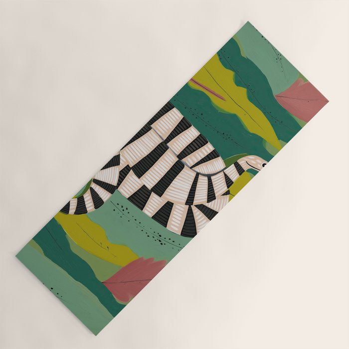 Striped Snake Yoga Mat Gallery Image 1