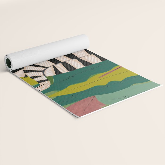 Striped Snake Yoga Mat Gallery Image 2