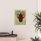 Summer Flower pottery with stripe Poster Gallery Image 2