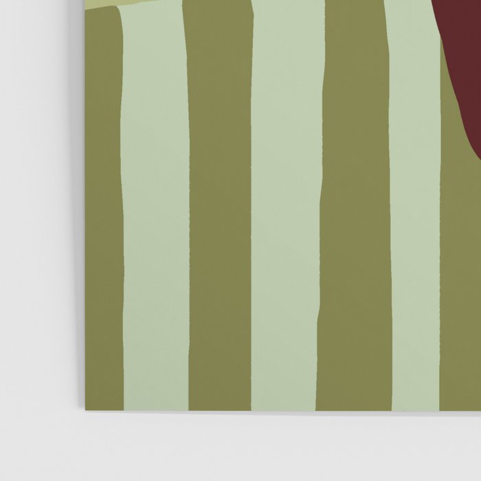 Summer Flower pottery with stripe Poster Gallery Image 3