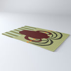 Summer Flower pottery with stripe Rug Gallery Image 3