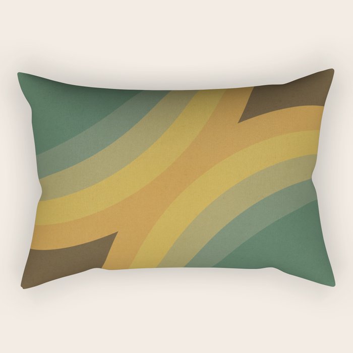 Double Rainbow #2 Rectangular Pillow Gallery Image 2