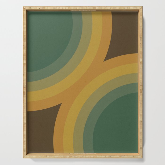 Double Rainbow #2 Serving Tray Gallery Image 1