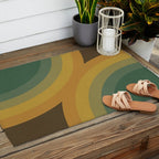 Double Rainbow #2 Outdoor Rug Gallery Image 2