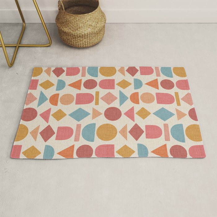 Geo Mod Shapes - Light Rug Gallery Image 1