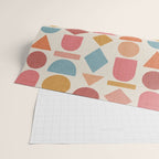 Geo Mod Shapes - Light Wrapping Paper Gallery Image 2