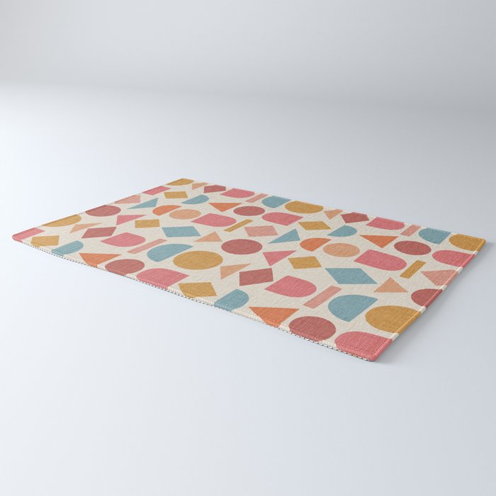 Geo Mod Shapes - Light Rug Gallery Image 3