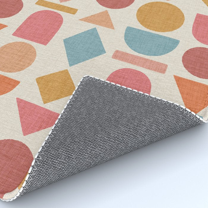 Geo Mod Shapes - Light Rug Gallery Image 4