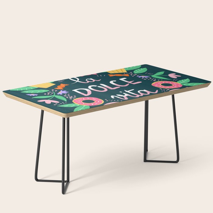 La Dolce Vita hand lettering Coffee Table Gallery Image 1
