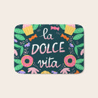 La Dolce Vita hand lettering Bath Mat Gallery Image 1