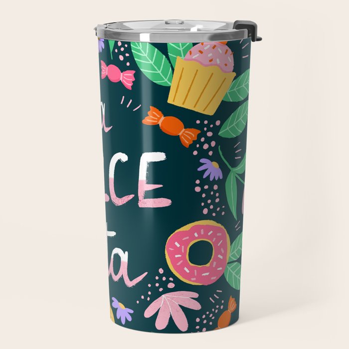 La Dolce Vita hand lettering Travel Mug Gallery Image 2