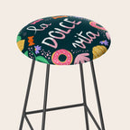 La Dolce Vita hand lettering Stool Gallery Image 2