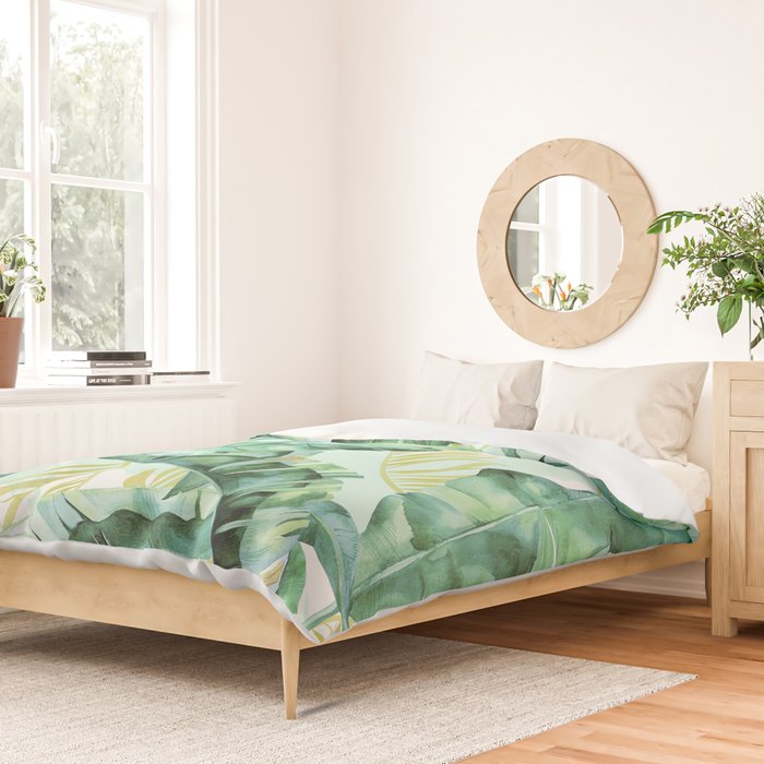Banana leaf Duvet Cover Gallery Image 2