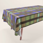 Fusion Colorful Toned Grids Tablecloth Gallery Image 1