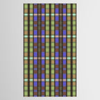 Fusion Colorful Toned Grids Tablecloth Gallery Image 2