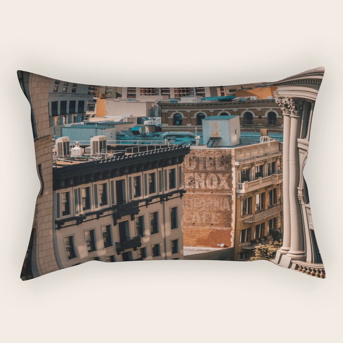 San Francisco architecture Rectangular Pillow Gallery Image 1