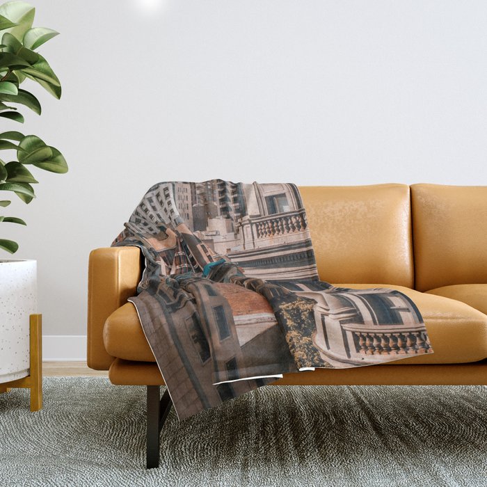 San Francisco architecture Throw Blanket Gallery Image 1