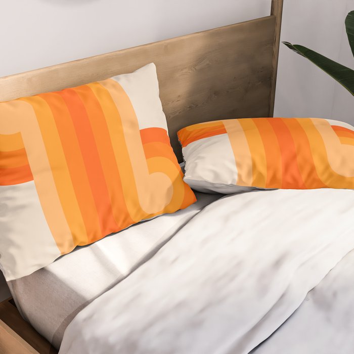 Creamsicle Knots Pillow Sham Gallery Image 2