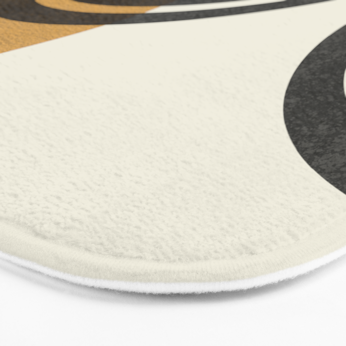 Mid century modern - Sun and Hills Bath Mat Gallery Image 3