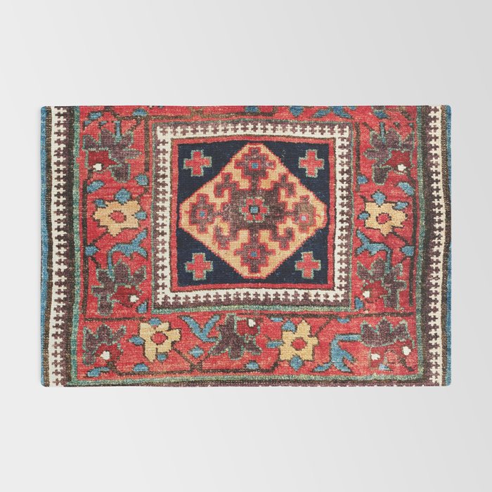 Kurdish Azerbaijan Northwest Persian Bag Face Print Rug Gallery Image 2