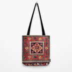 Kurdish Azerbaijan Northwest Persian Bag Face Print Tote Bag Gallery Image 2
