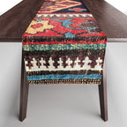 Kurdish Azerbaijan Northwest Persian Bag Face Print Table Runner Gallery Image 1