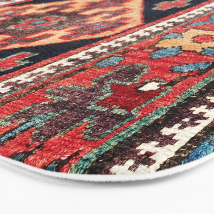 Kurdish Azerbaijan Northwest Persian Bag Face Print Bath Mat Gallery Image 3