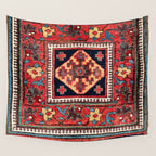 Kurdish Azerbaijan Northwest Persian Bag Face Print Wall Tapestry Gallery Image 4