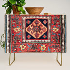 Kurdish Azerbaijan Northwest Persian Bag Face Print Credenza Gallery Image 1