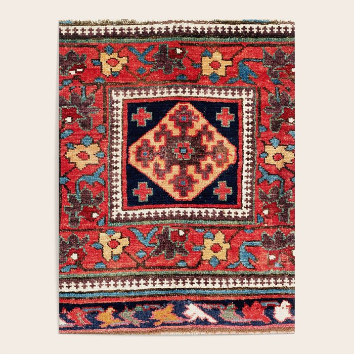 Kurdish Azerbaijan Northwest Persian Bag Face Print Poster Gallery Image 1