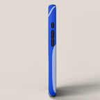Copacetic Retro Abstract Pattern in Royal Blue and Light Blue iPhone Case Gallery Image 2
