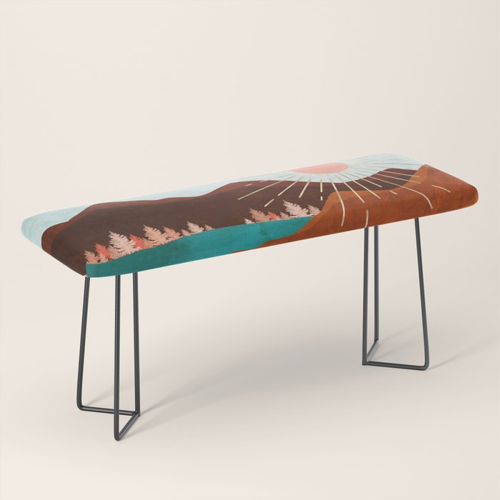 Retro Lake Bench Gallery Image 1