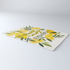 Easy Peasy Lemon Squeezy Citrus - Yellow & Green Palette Rug Gallery Image 3