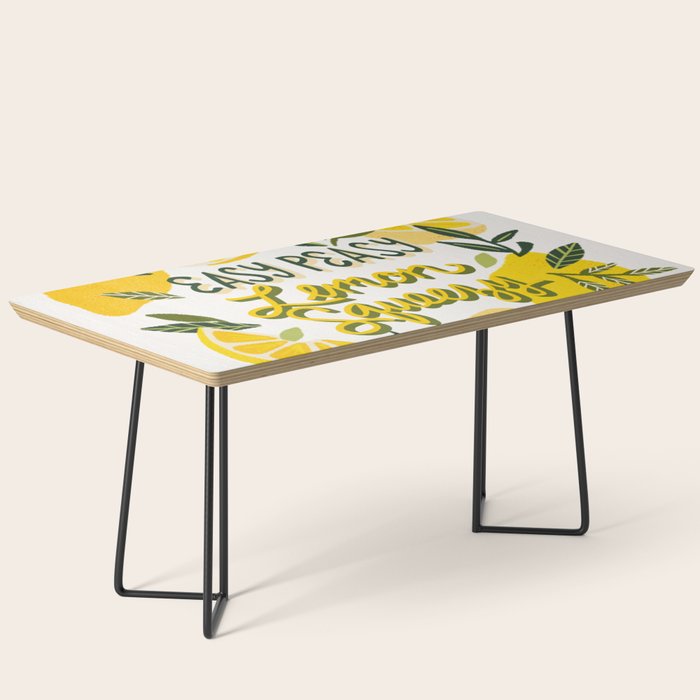 Easy Peasy Lemon Squeezy Citrus - Yellow & Green Palette Coffee Table Gallery Image 1
