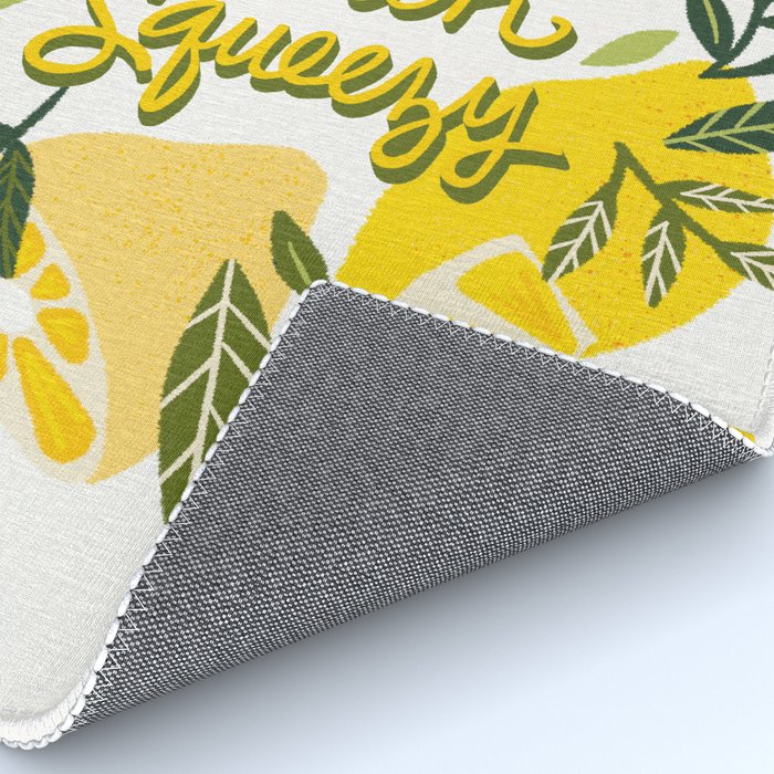 Easy Peasy Lemon Squeezy Citrus - Yellow & Green Palette Rug Gallery Image 4