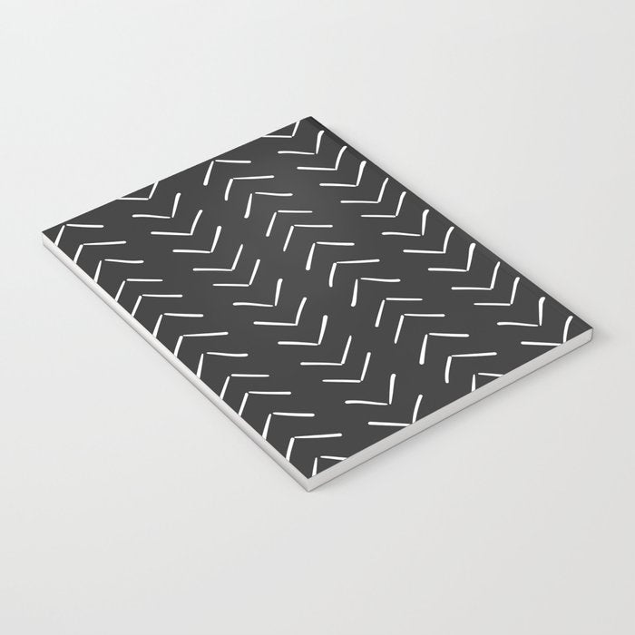 Boho Big Arrows in Black and White Notebook Gallery Image 3