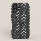 Boho Big Arrows in Black and White iPhone Case Gallery Image 1